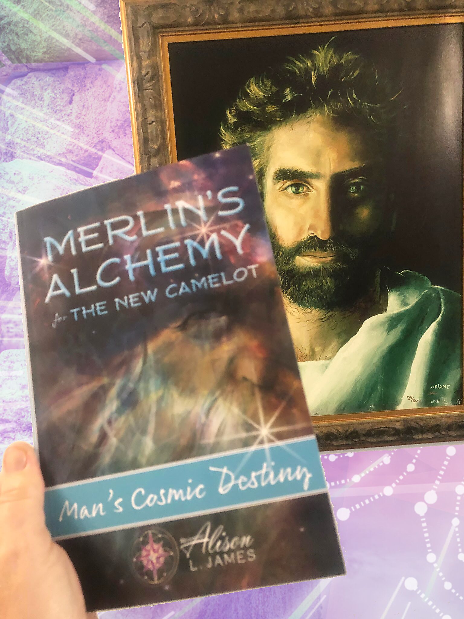 Merlins Alchemy with painting